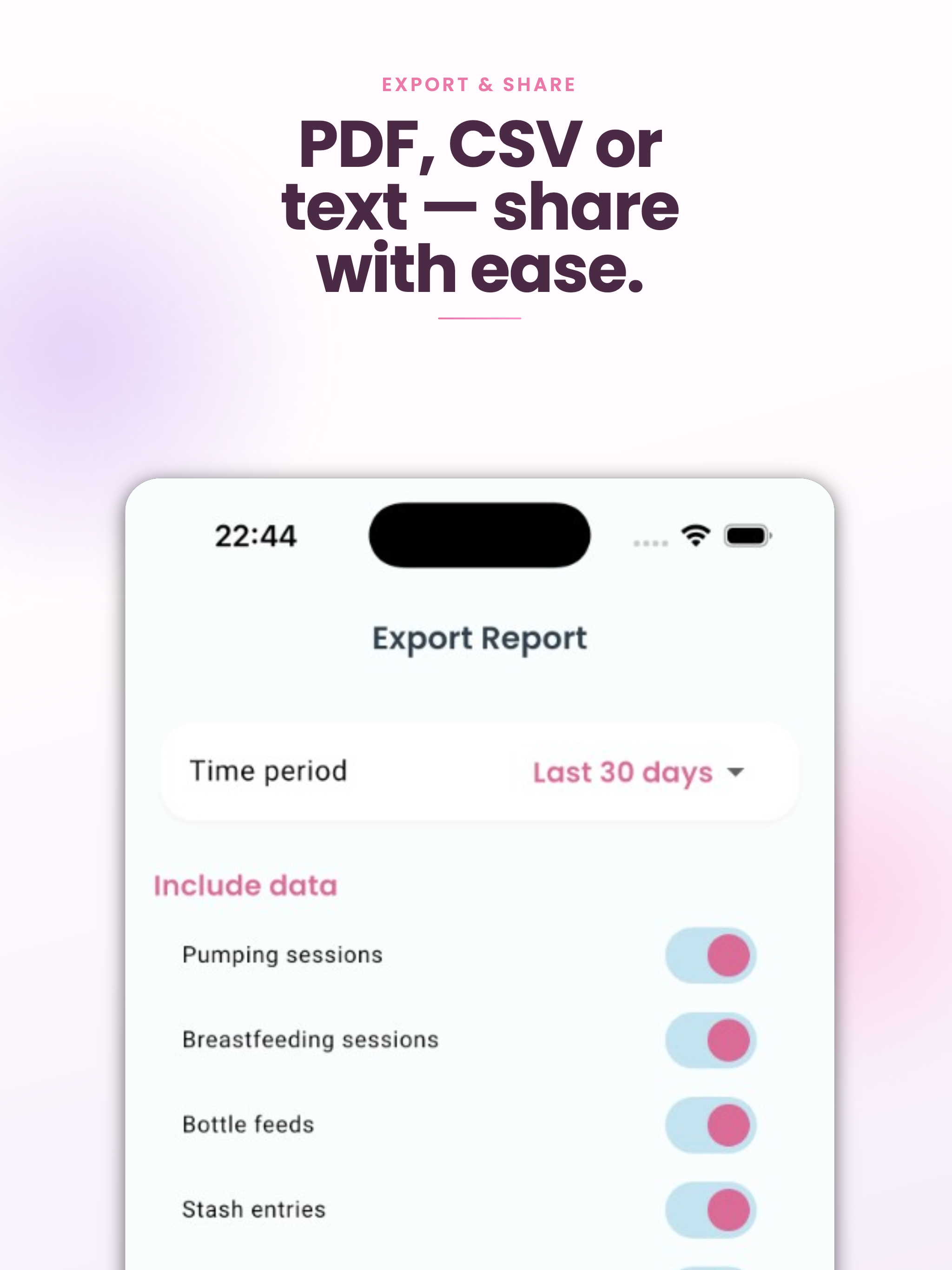 Breast Milk Tracker +