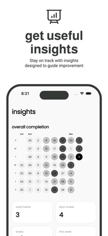 Streaks & Habit Tracker Screenshot 4 of 6