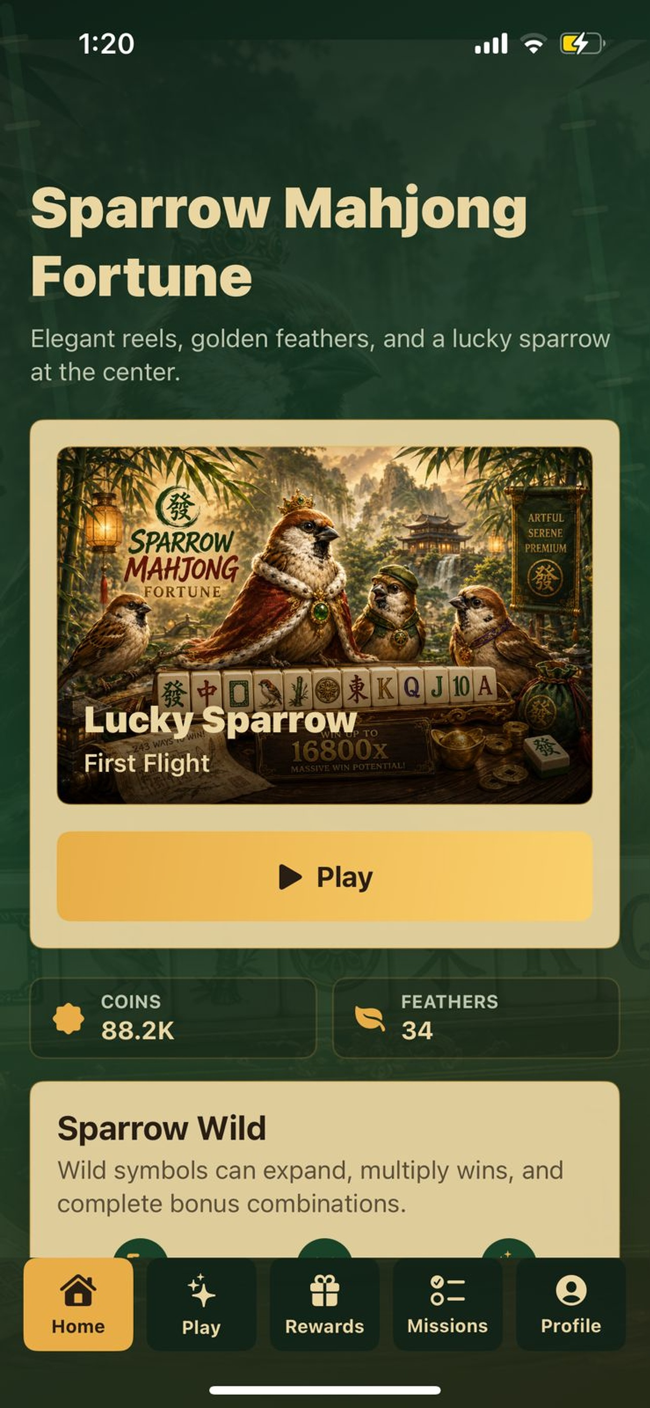 sparrow mahjong fortune screenshot 4