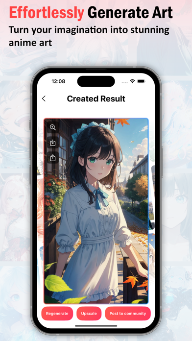 Sekai AI Anime Art Generator Screenshot