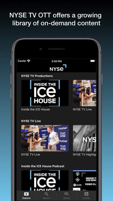 NYSE TV Screenshot