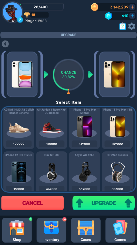 #4. TapCase - Case Simulator Items (iOS) By: Arman Eloyan IE