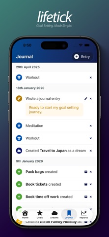 Lifetick - SMART Goal Setting Screenshot 3 of 5