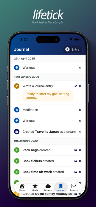 Lifetick - SMART Goal Setting Screenshot 3 of 5