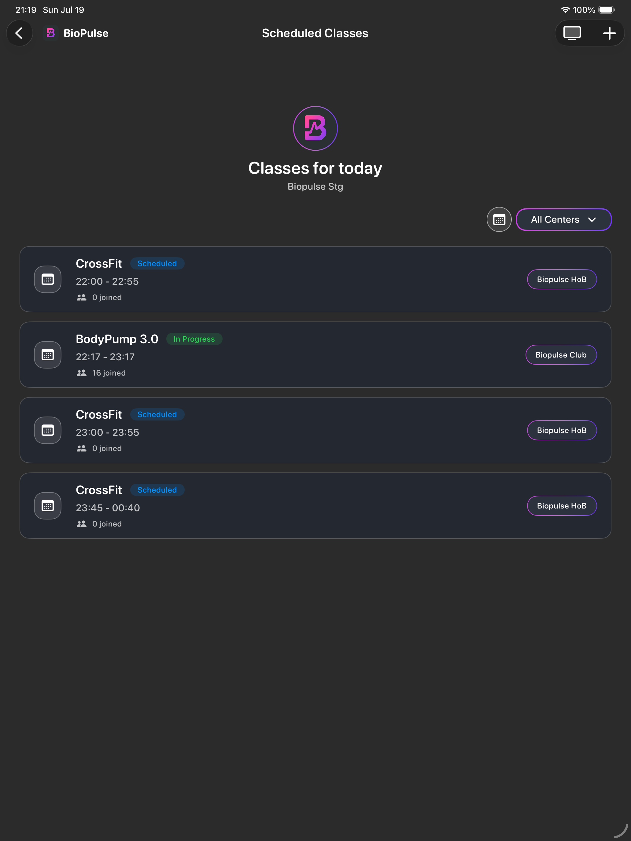 BioPulse Gym screenshot 5