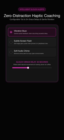 Posture · Baro iPhone screenshot