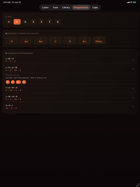 Chordpeek screenshot 8