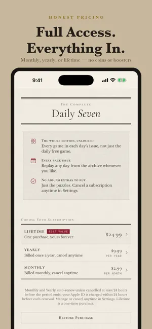 Daily 7 - Crossword & Puzzles screenshot 3