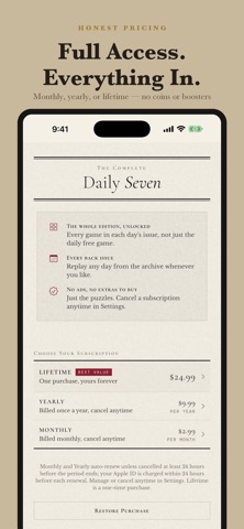 Daily 7 - Crossword & Puzzles Screenshot 3 of 8