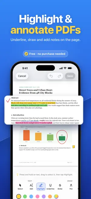 Foldline: PDF Editor & Scanner screenshot 4