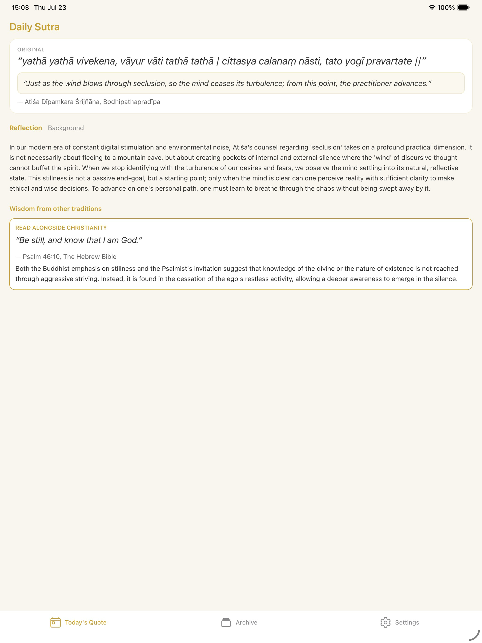 Daily Sutra Zen Wisdom screenshot 4