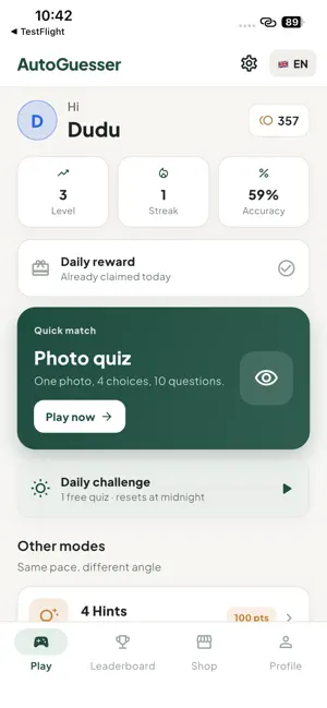 AUTOGUESSER screenshot 1