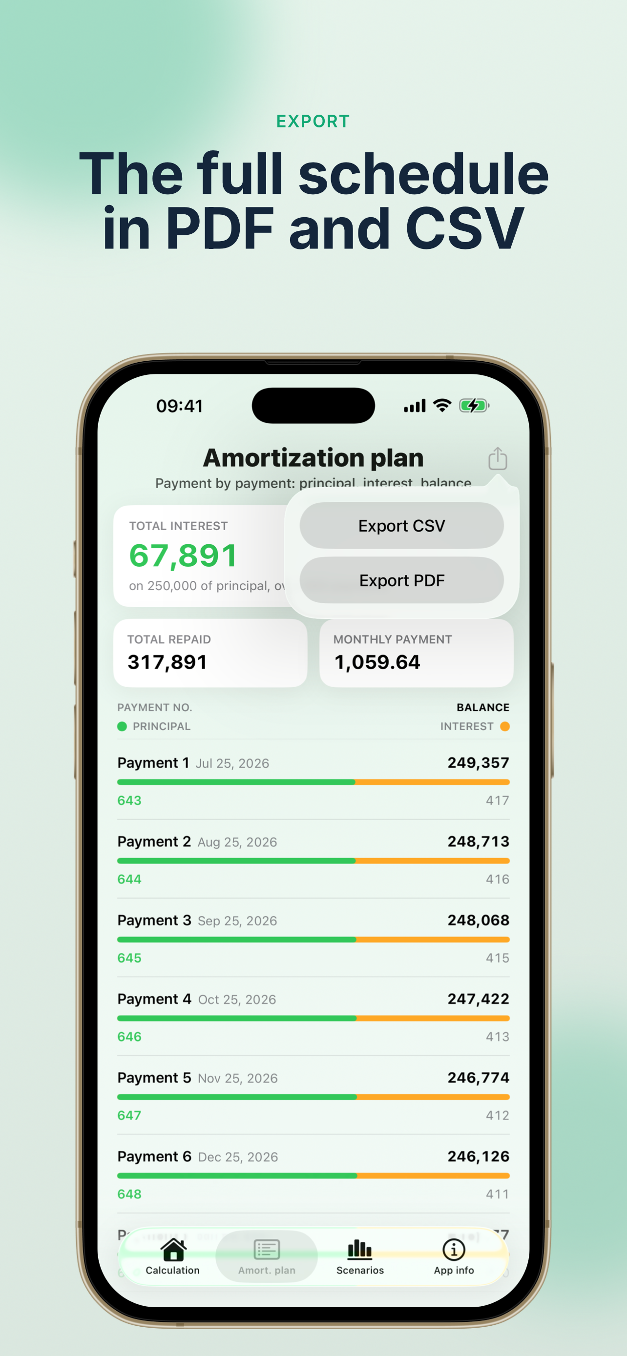 Mortgage Calculator Light screenshot 4