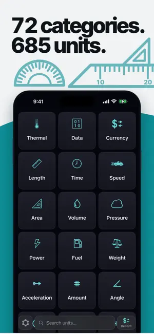 CONVERT UNITS screenshot 1