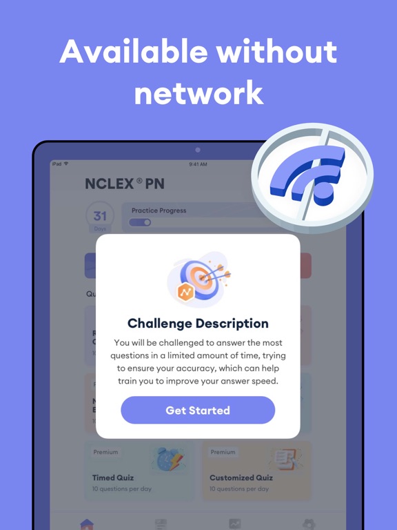 NCLEX PN Exam Practice 2026 iPad screenshot 9 - Education app