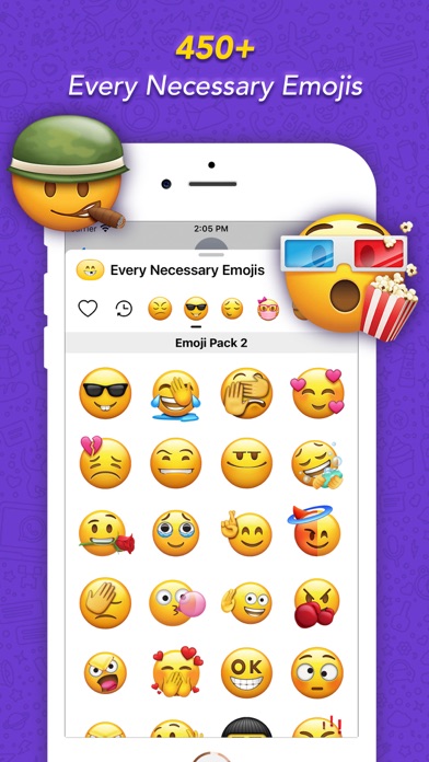 Screenshot 1 of Every Necessary Emojis App