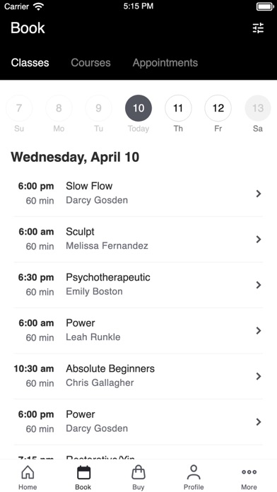 Finding You Yoga Screenshot