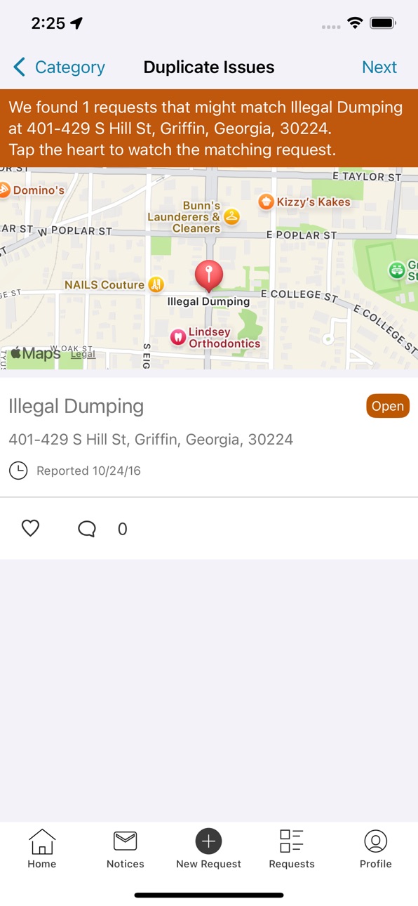 iPhone screenshot