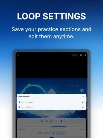 PraLoop iPad screenshot