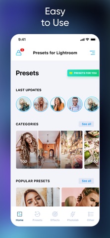 Presets for Lightroom - Vidl iPhone screenshot