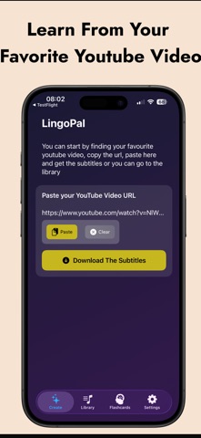 LingoPal: Learn from Youtube Screenshot 1 of 5
