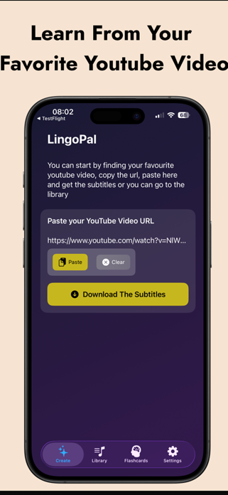 LingoPal: Learn from Youtube Screenshot 1 of 5