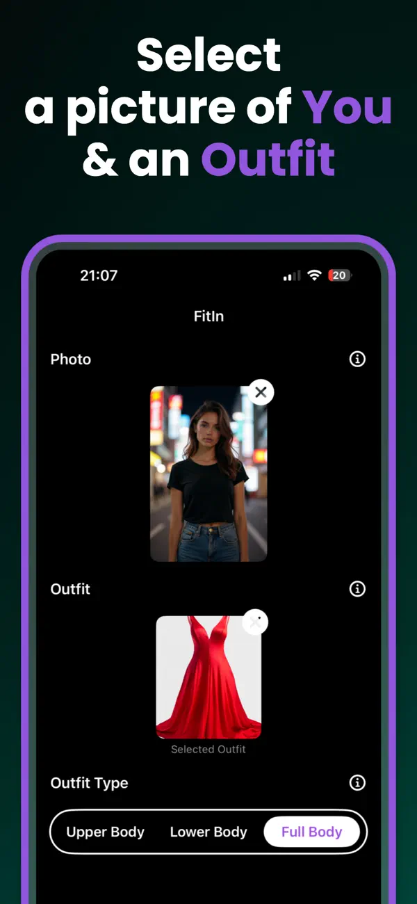 Screenshot #2 pour AI Clothes Changer: FitIn