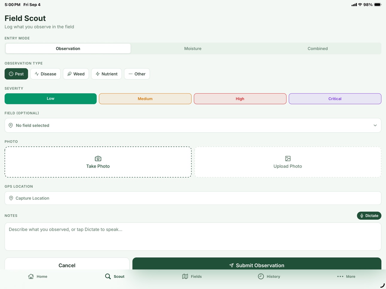 Screenshot 11 of FieldScouter