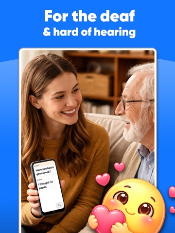 Deaf Transcriber : HearingPal iPad screenshot