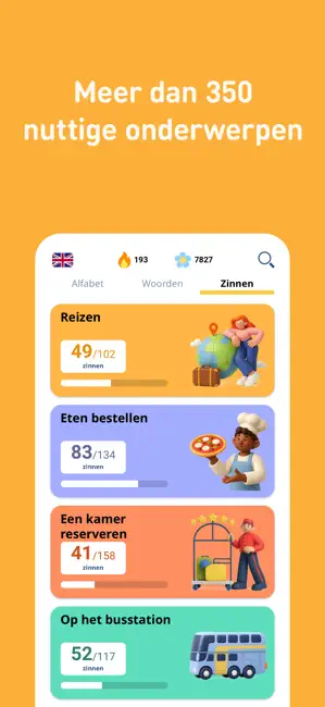 Leer 35 talen met FunEasyLearn iPhone screenshot 5
