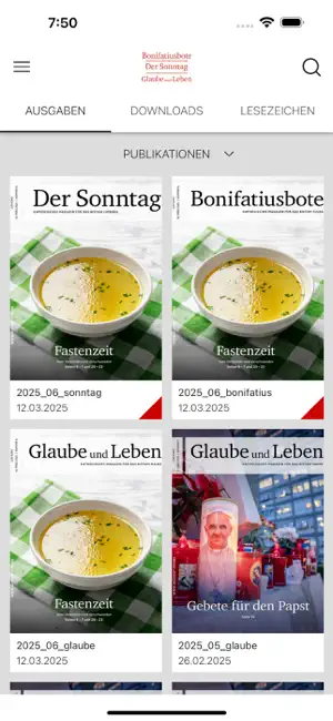 Kirchenzeitung screenshot 1