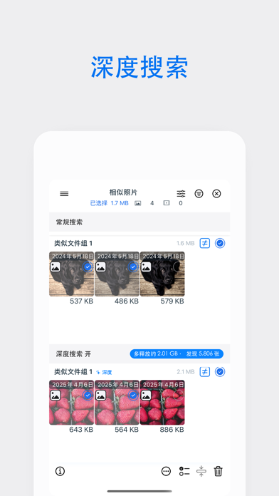 Cleansmith: 智能照片清理大师 screenshot
