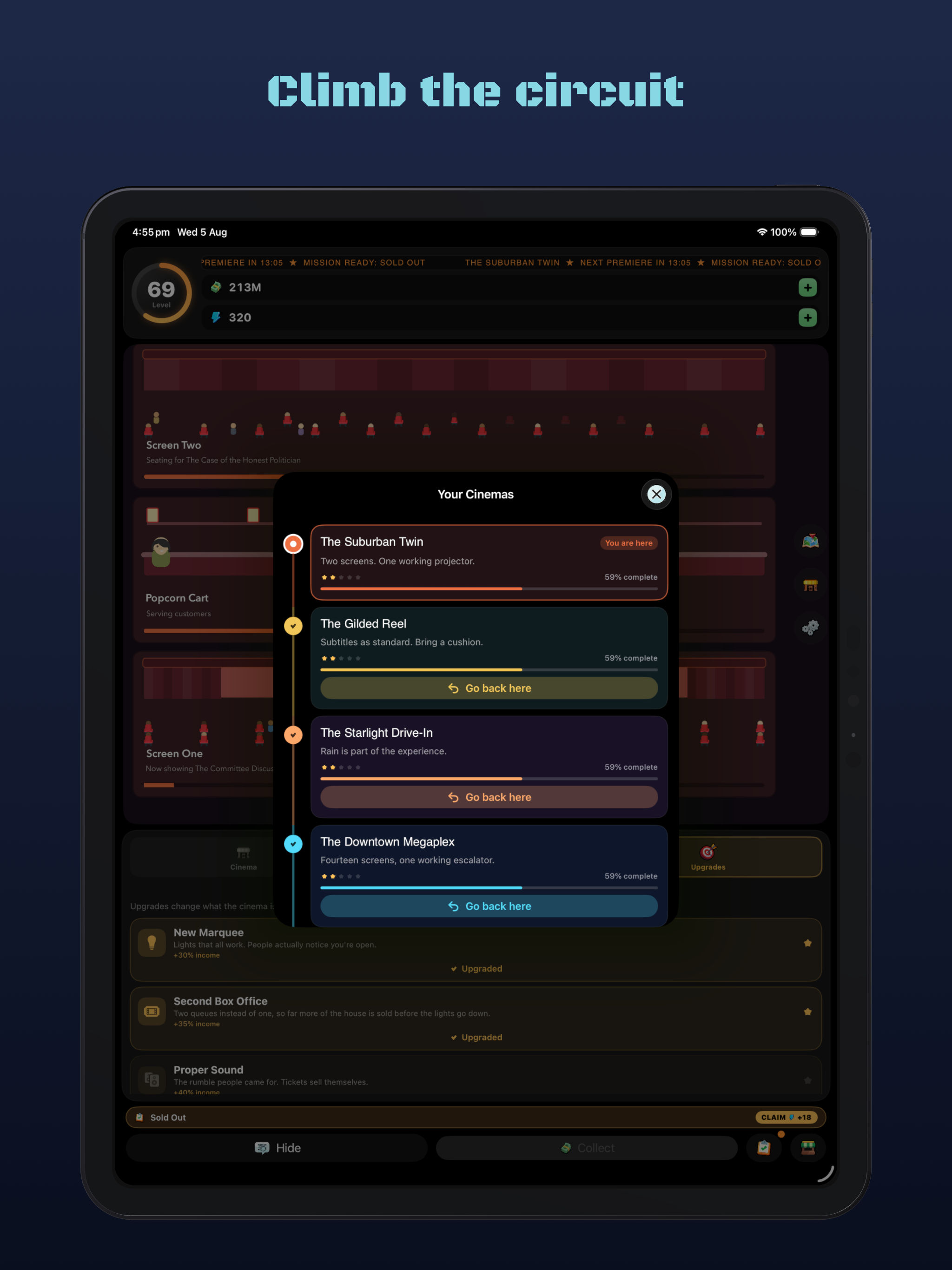 Idle Movie Cinema Tycoon screenshot 9