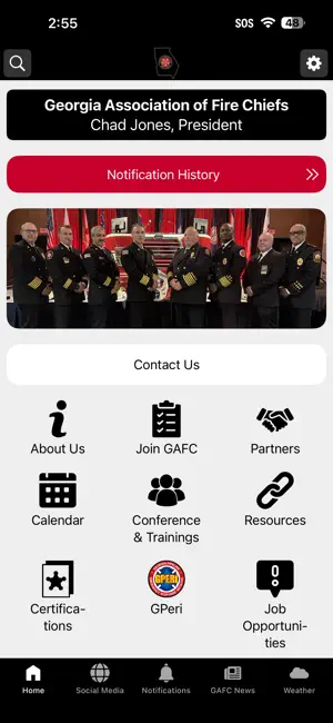 GA Association of Fire Chiefs screenshot 1