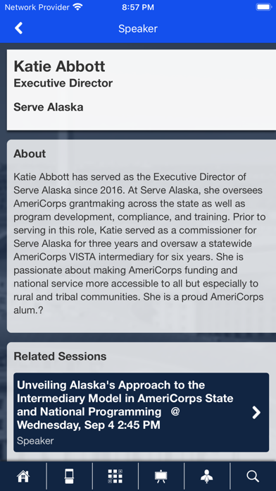 AmeriCorps Symposium Screenshot