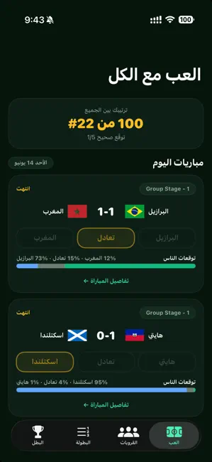 Prediction Challenge iPhone screenshot 1