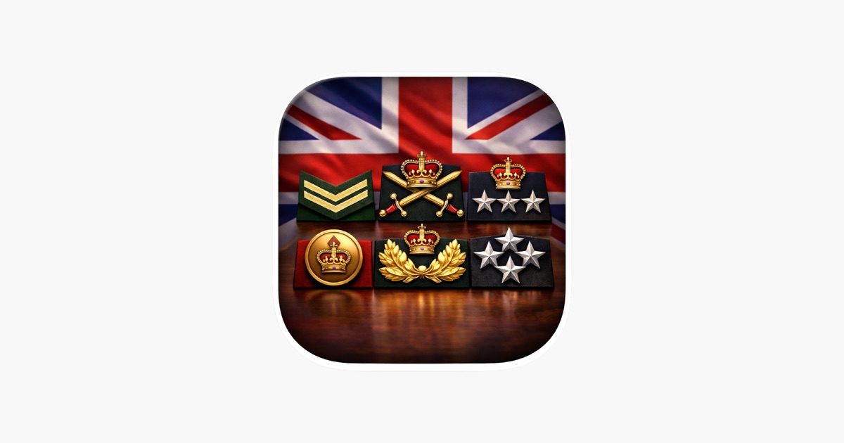 ‎UK Military Ranks App - App Store