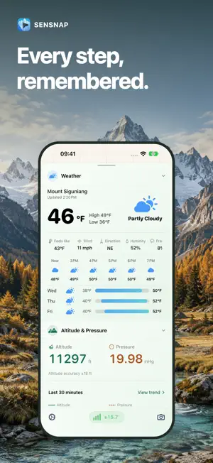 Sensnap: Altitude & Pressure screenshot 3