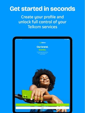 MyTelkom App iPad screenshot 1