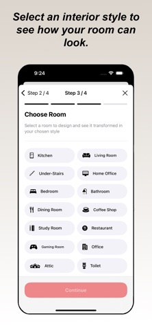HomeAI Room Interior iPhone screenshot