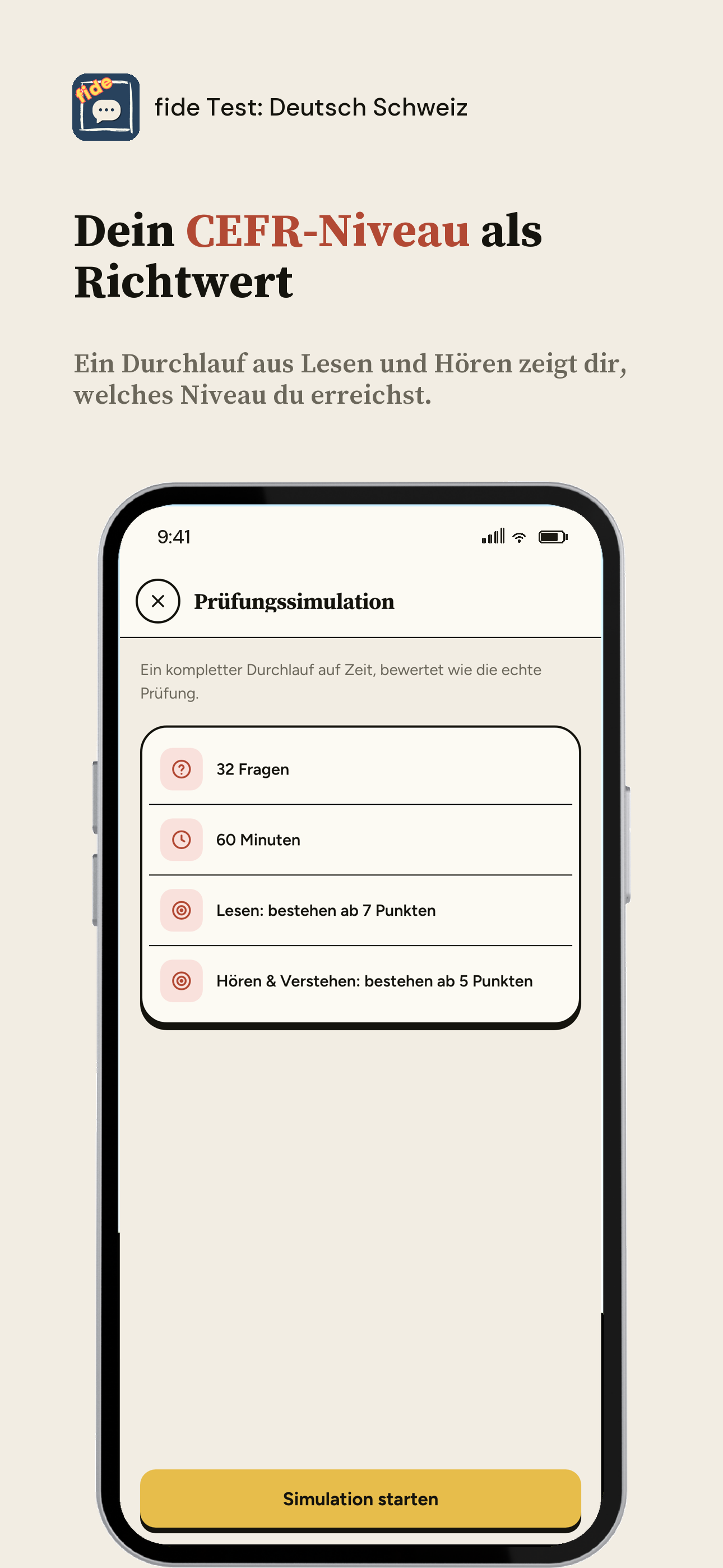 fide Test: Deutsch Schweiz screenshot 7