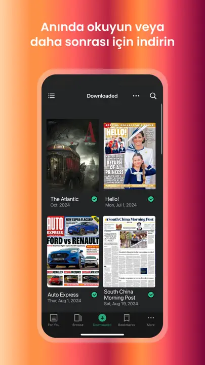 PressReader: News & Magazines iPhone Ekran Görüntüsü 9