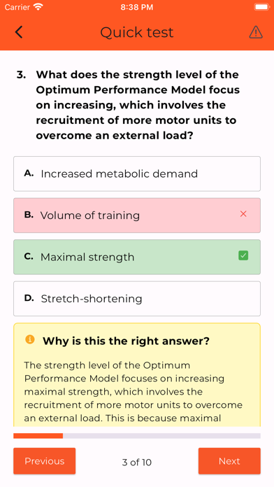 WePass NASM CPT Screenshot