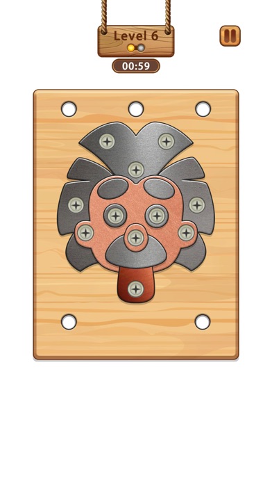 Wood Nuts & Screw Puzzle Screenshot