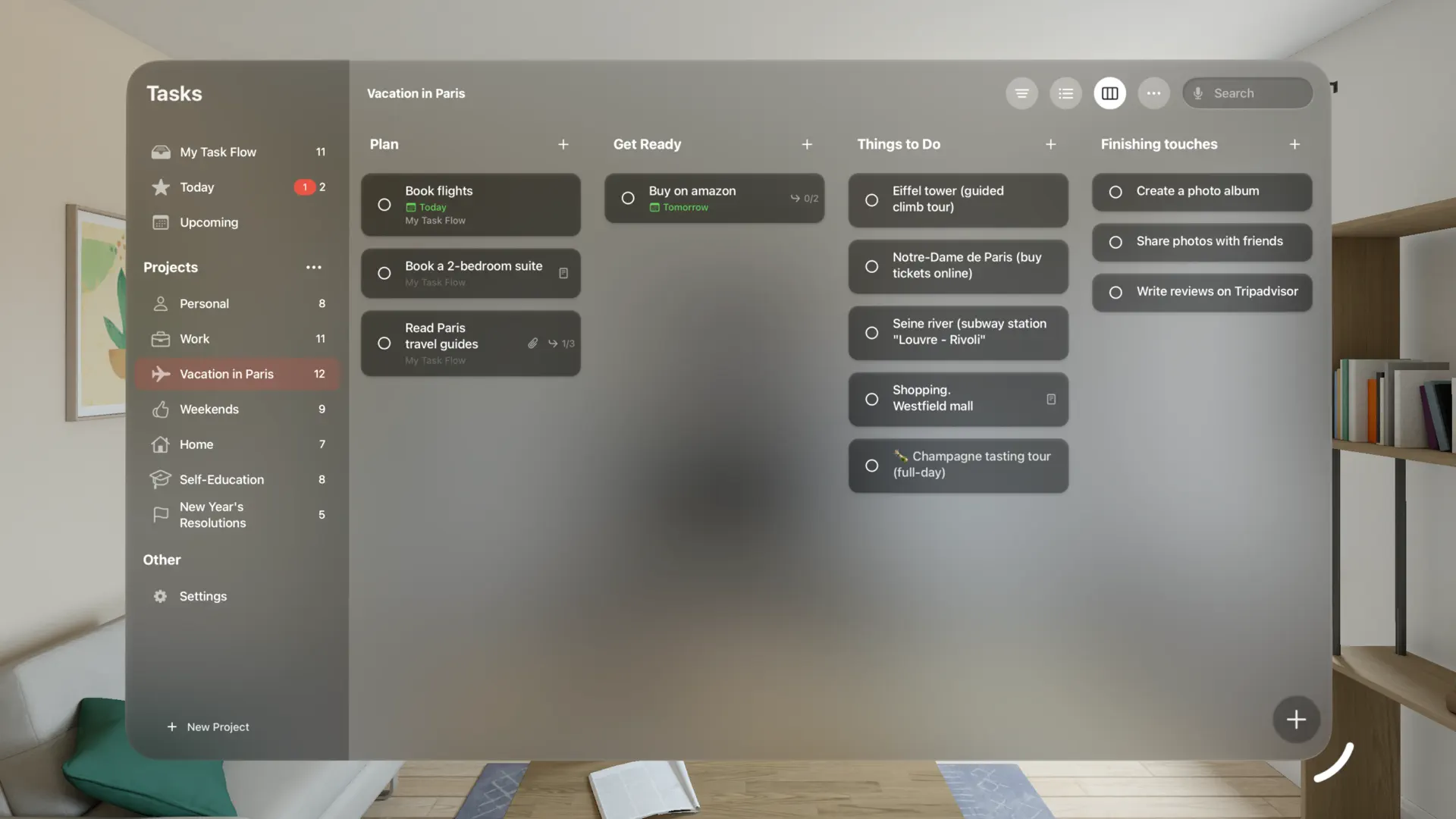 Task Flow: Tasks & Checklists screenshot 2