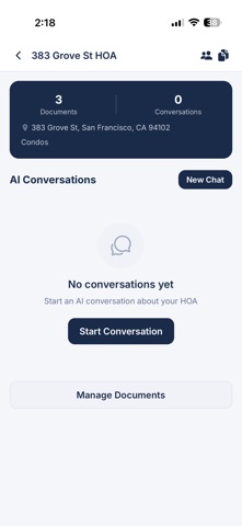 HOA AI screenshot