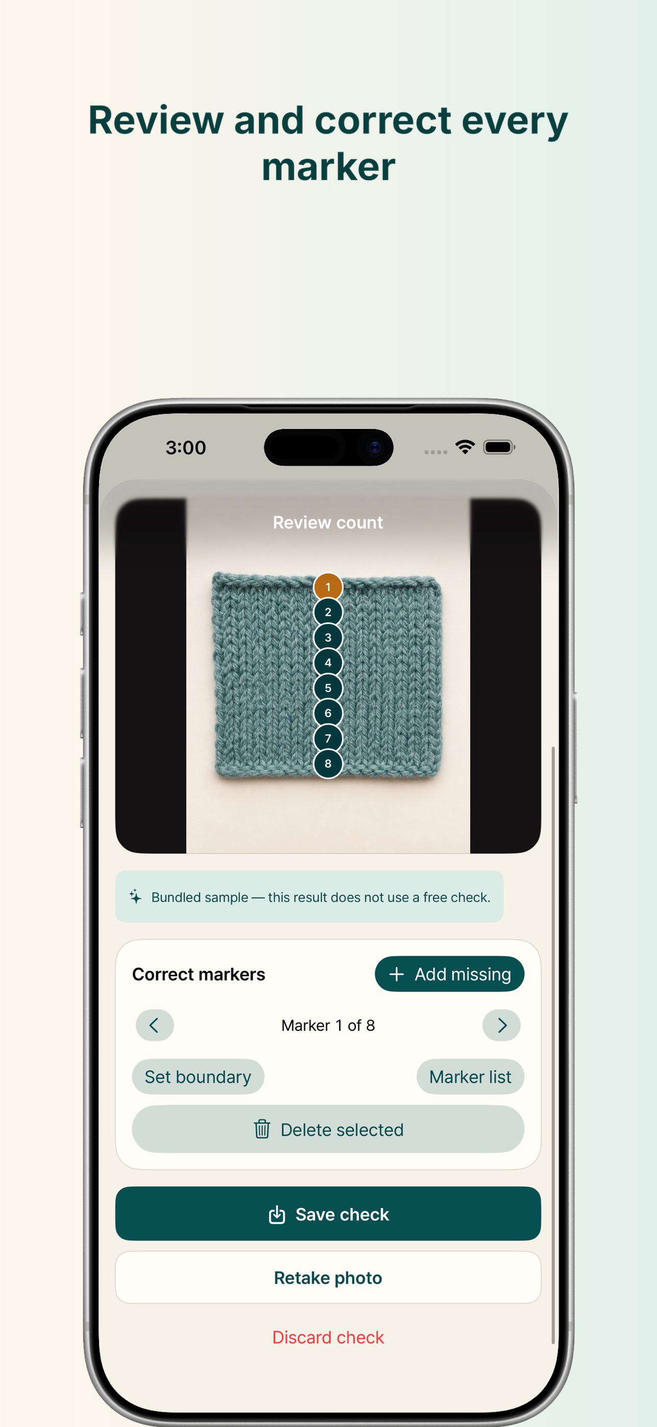 Screenshot 2 of StitchCheck: Knit Row Count