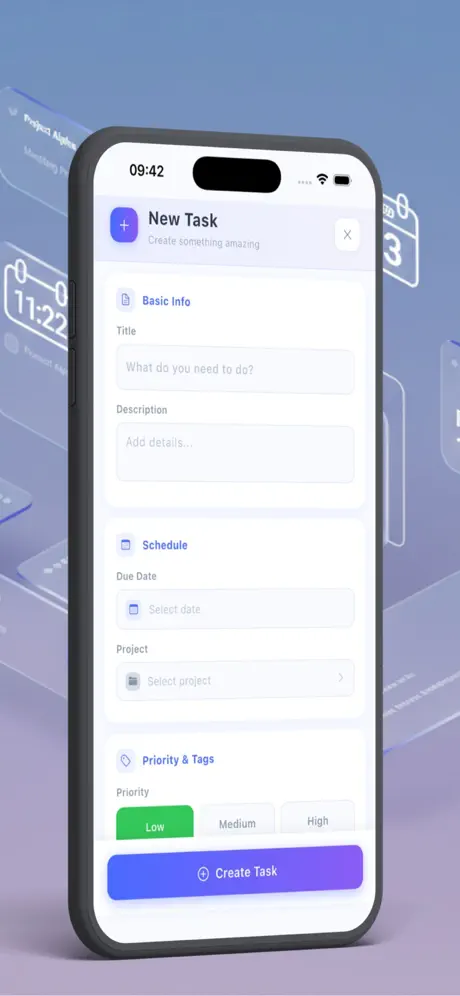 To Do List: TaskerPro 待办事项清单应用截图