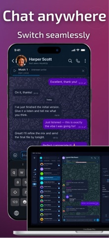 Secretly: Secure Messenger iPhone screenshot