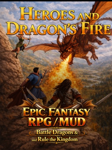 Heroes and Dragons Fire iPad screenshot
